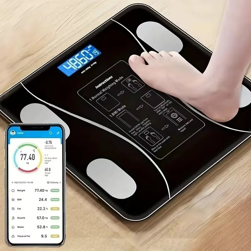 Balance Intelligente Bluetooth – Analyse Corporelle Complète
