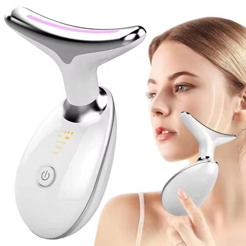 Masseur Visage & Cou Anti-Âge 3-en-1