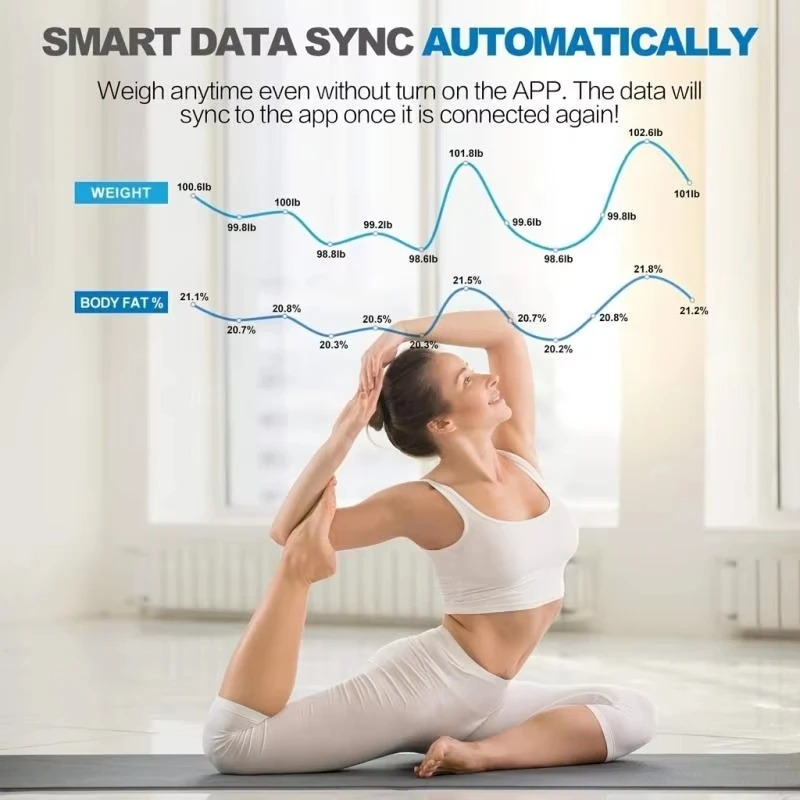 Balance Intelligente Bluetooth – Analyse Corporelle Complète