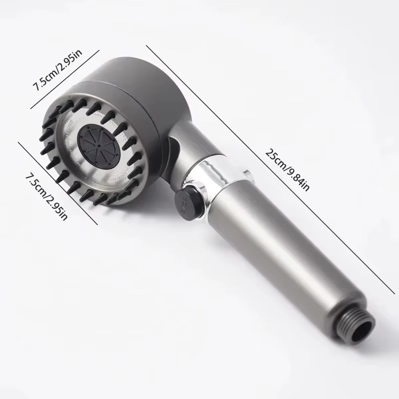 Pommeau de Douche 3 Jets avec Filtre et Massage
