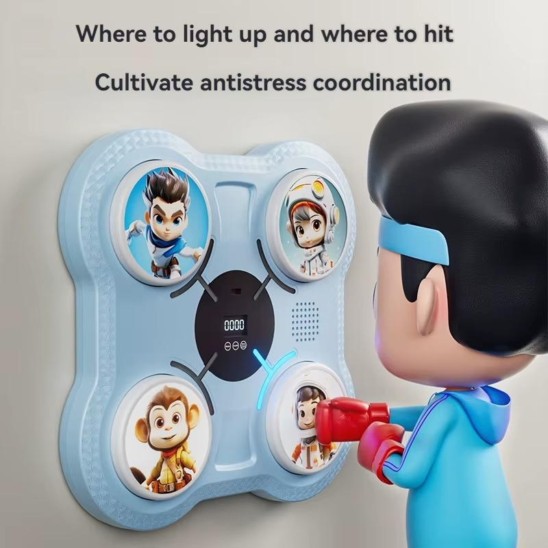 Machine de Boxe Musicale pour Enfants
