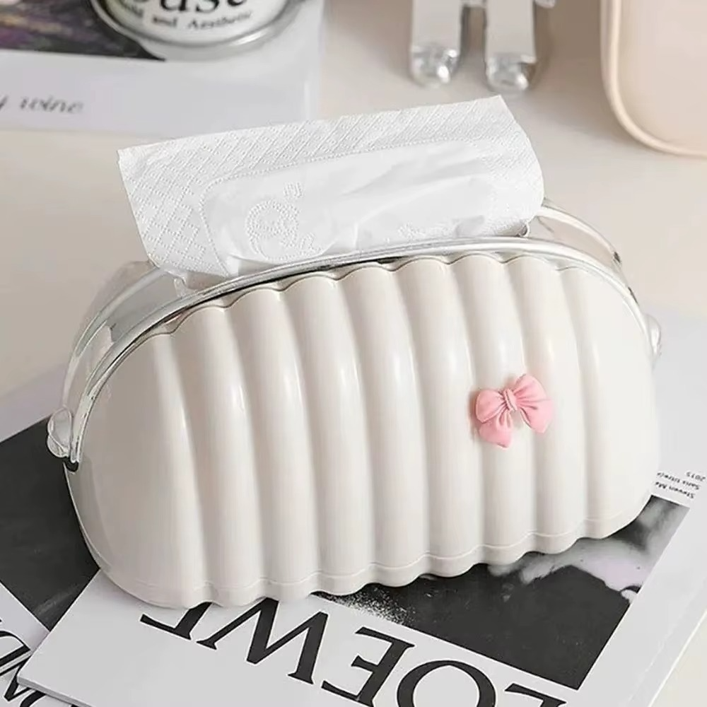 Boîte à Mouchoirs Coquillage en Plastique – Style Minimaliste & Chic