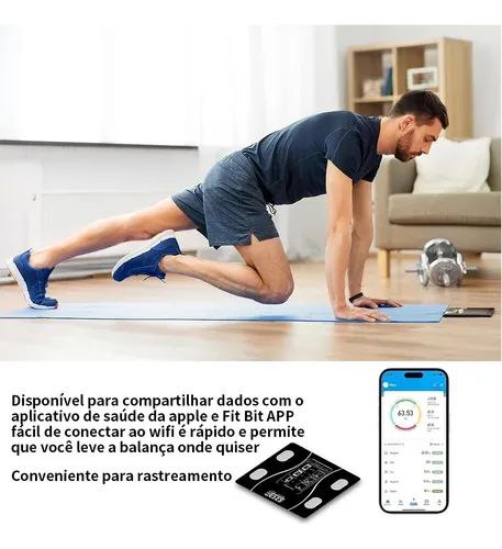 Balance Intelligente Bluetooth – Analyse Corporelle Complète
