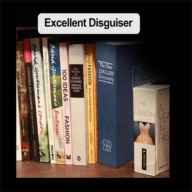 Coffre-fort secret en forme de livre sécurisé