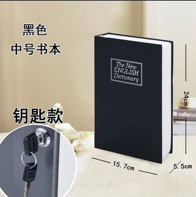 Coffre-fort secret en forme de livre sécurisé