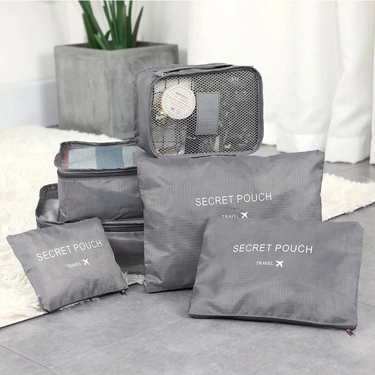 Ensemble de 6 Cubes de Rangement pour Bagages