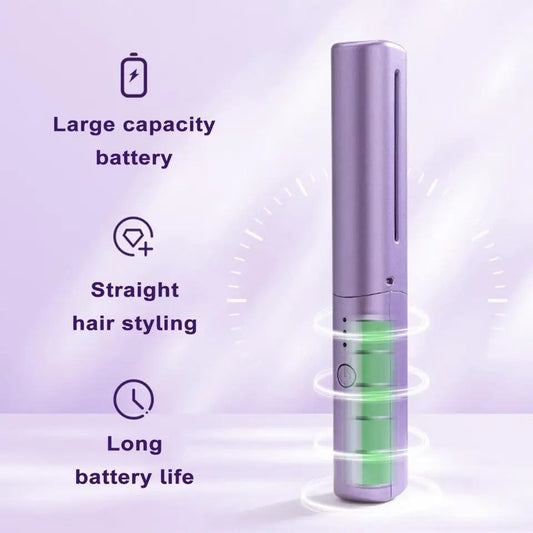 Peigne Chauffant Portable Rechargeable par USB