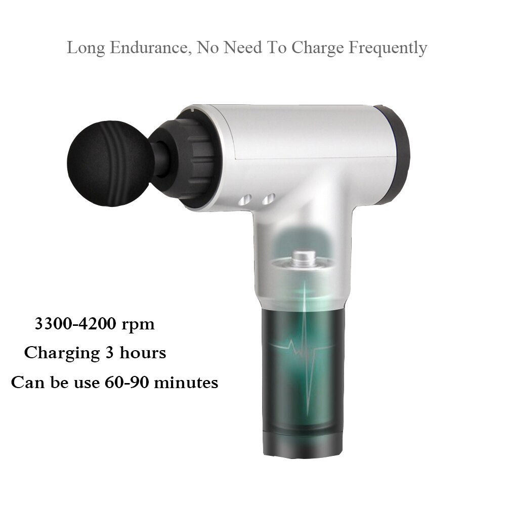 Pistolet de massage électrique rechargeable