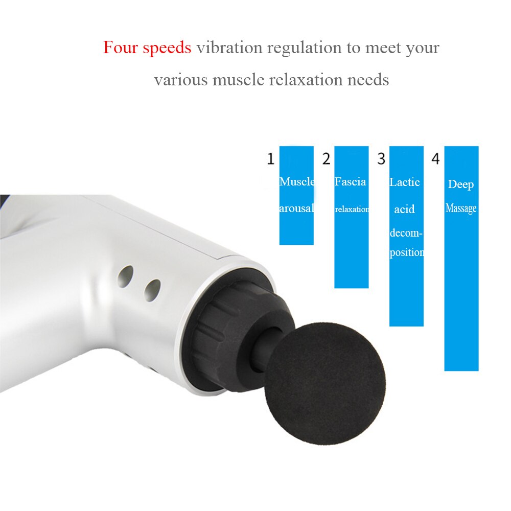 Pistolet de massage électrique rechargeable