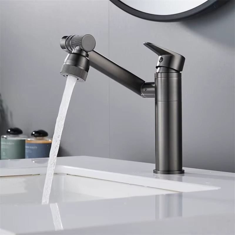 Mitigeur de Lavabo Pivotant 360° – Design Moderne