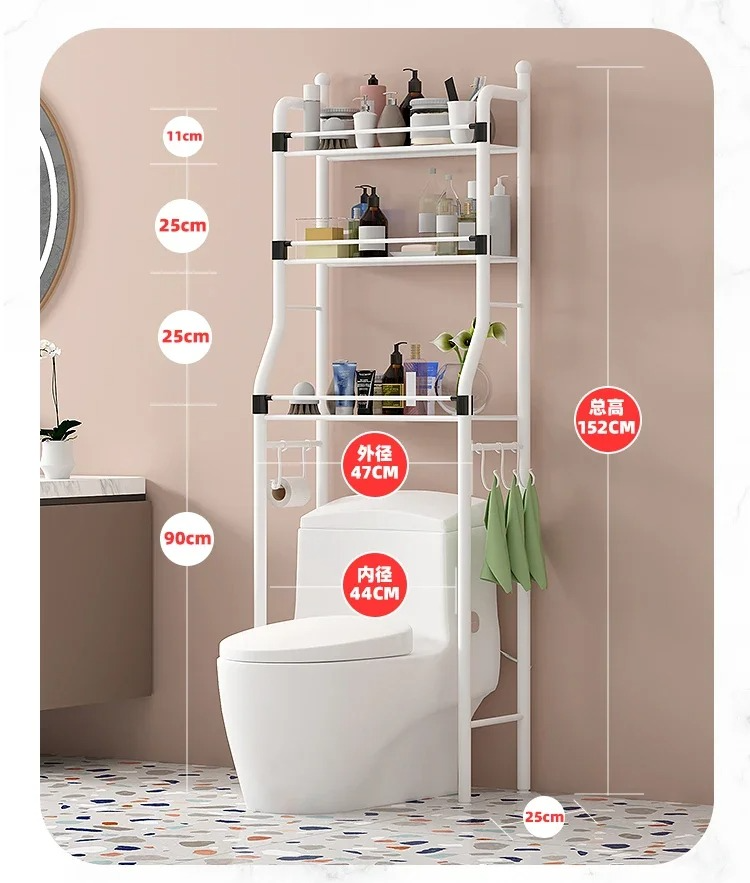 Étagère de Rangement pour Salle de Bain