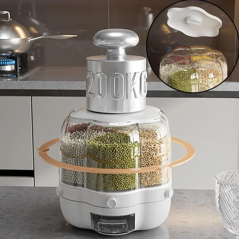 Distributeur de Grains 360° Transparent
