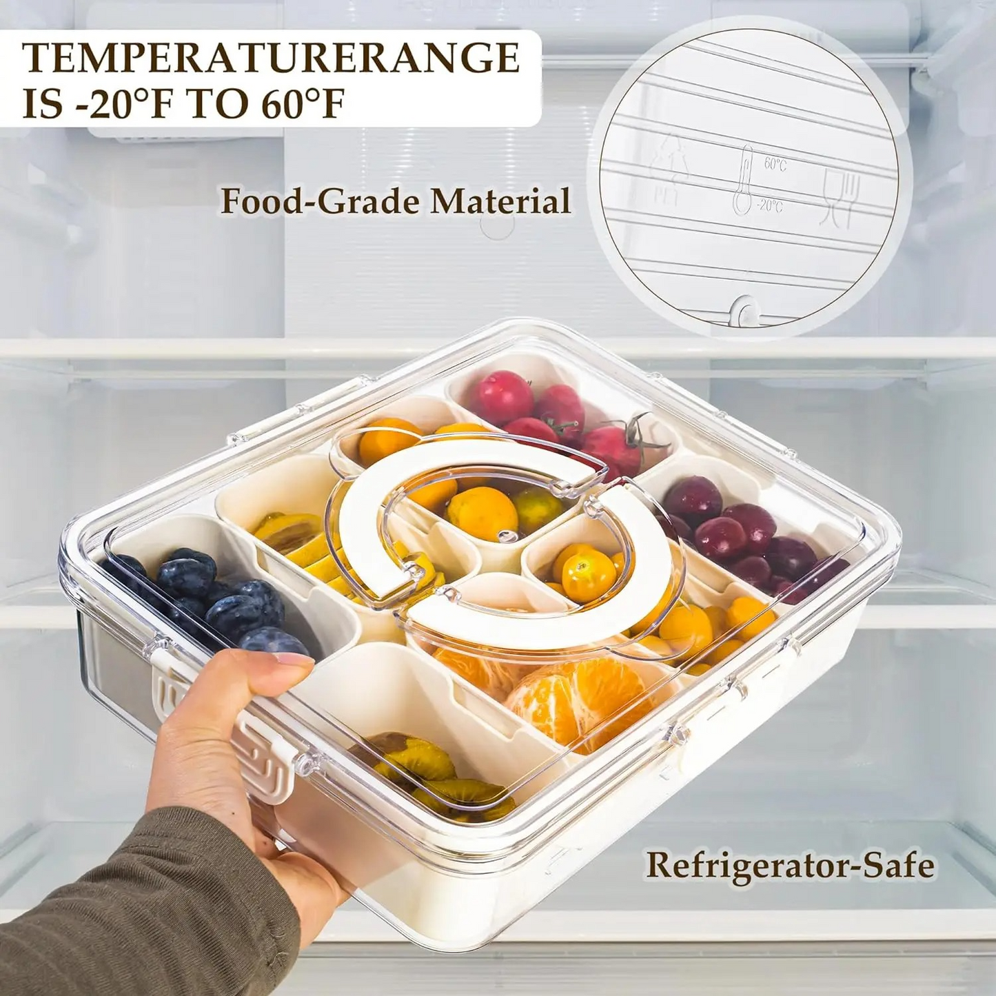 Snack Box 8-en-1 Pratique & Élégante
