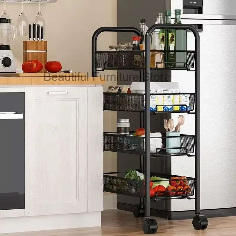 Panier Métal Mobile Multi-Niveaux