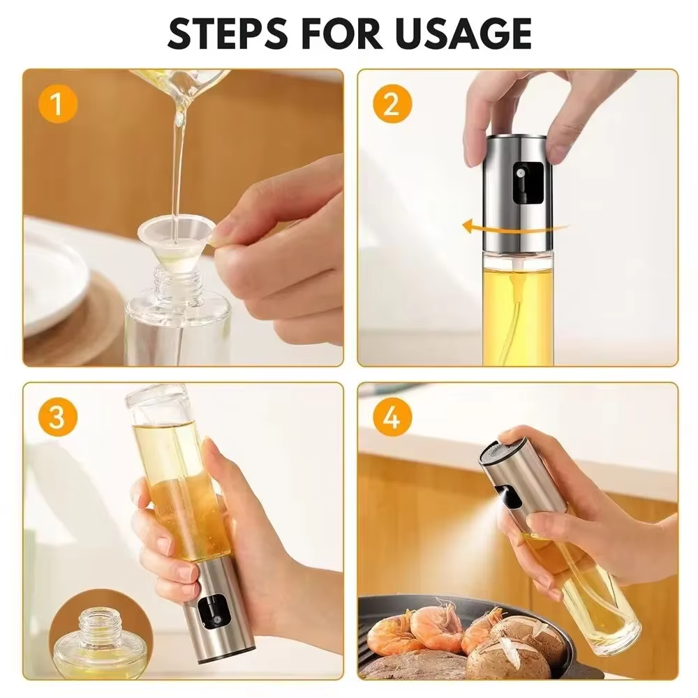 Pulvérisateur Huile Cuisine en Verre