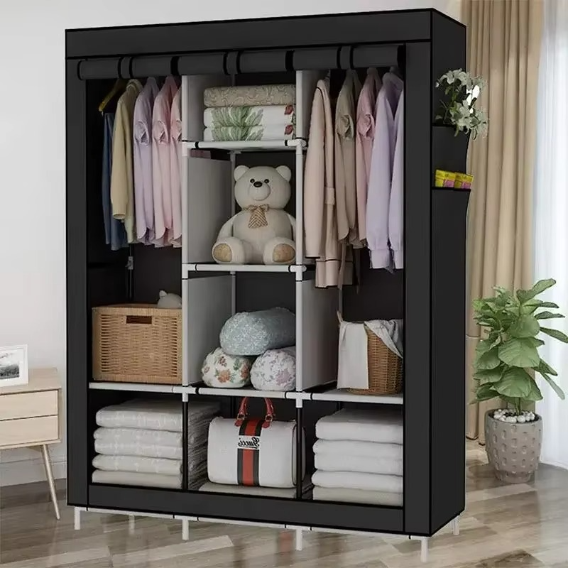 Armoire Portable avec Housse Anti-Poussière