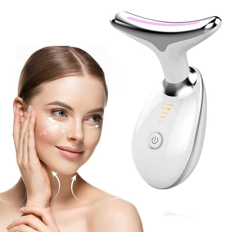Masseur Visage & Cou Anti-Âge 3-en-1