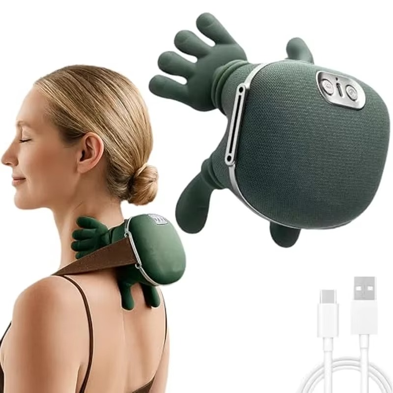Coussin de Massage Cervical à Technologie Imitant les Mains
