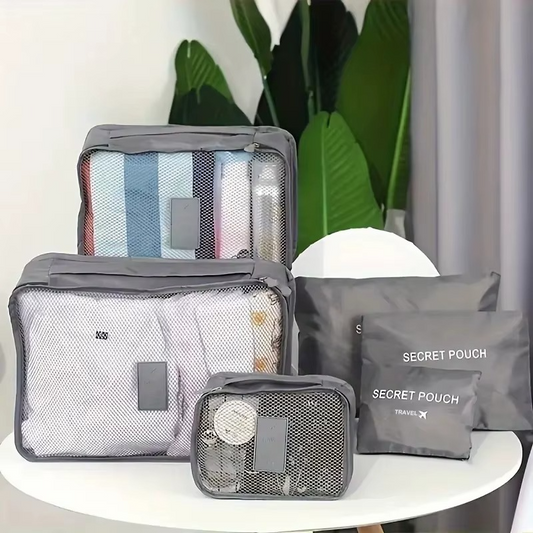 Ensemble de 6 Cubes de Rangement pour Bagages