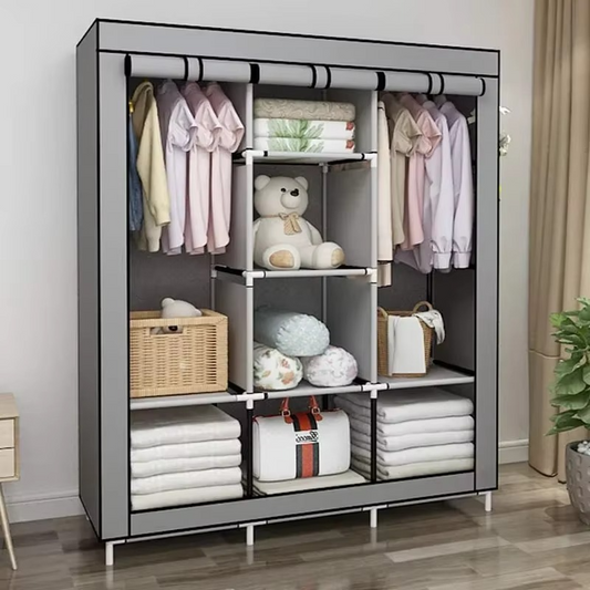 Armoire Portable avec Housse Anti-Poussière