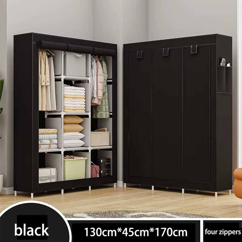 Armoire Portable avec Housse Anti-Poussière