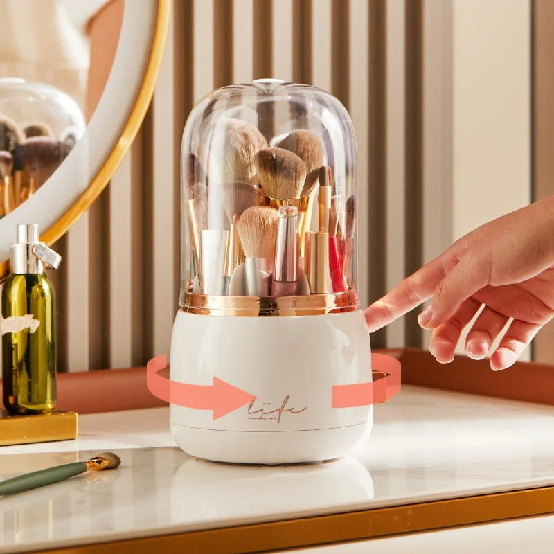Organisateur Rotatif de Pinceaux de Maquillage
