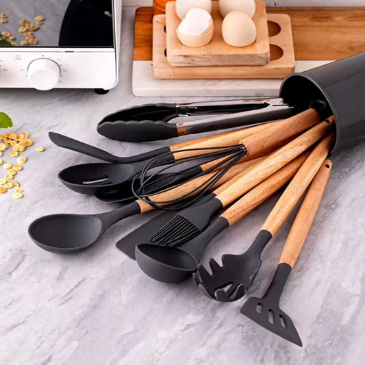 Set Ustensiles Silicone 11 pièces