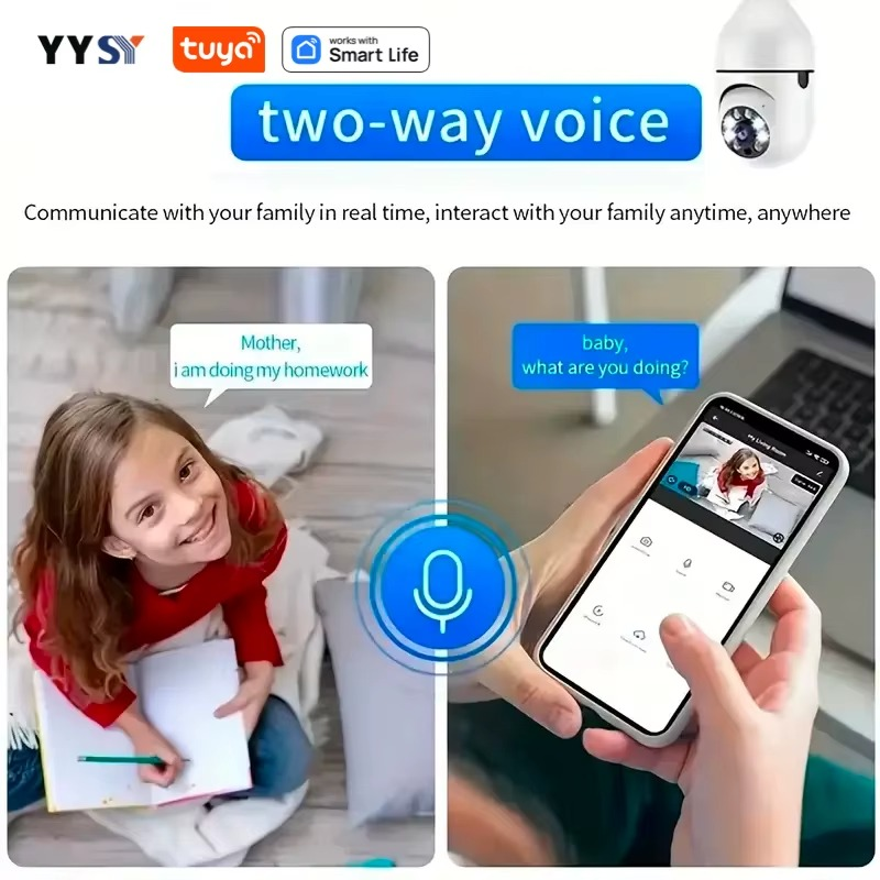 Caméra E27 WiFi avec suivi intelligent
