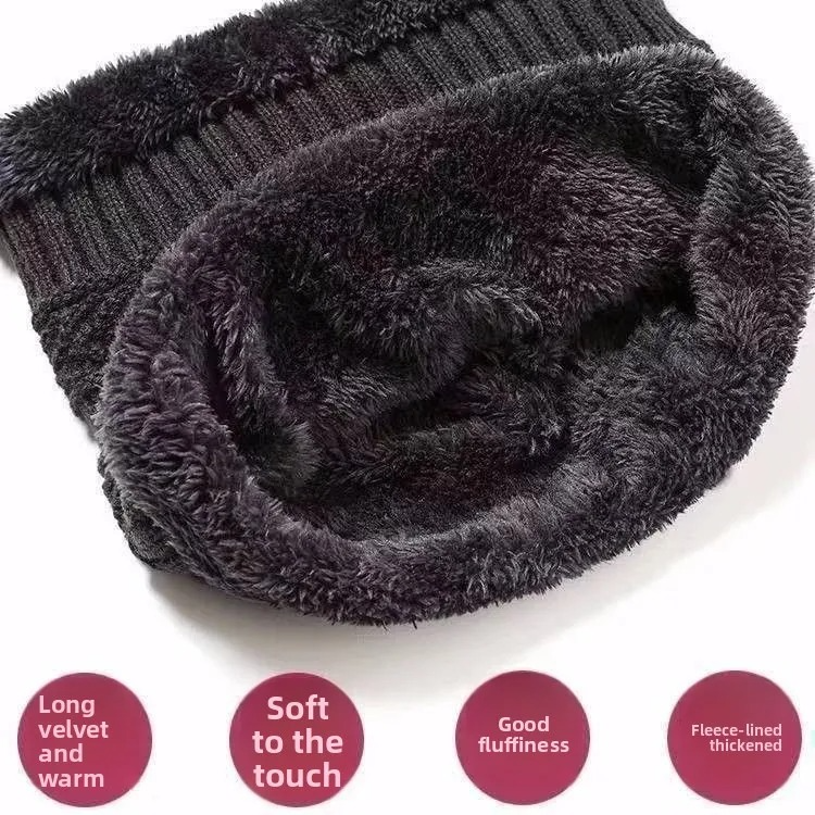 Ensemble Bonnet & Cache-Cou en Laine – Hiver Chaud