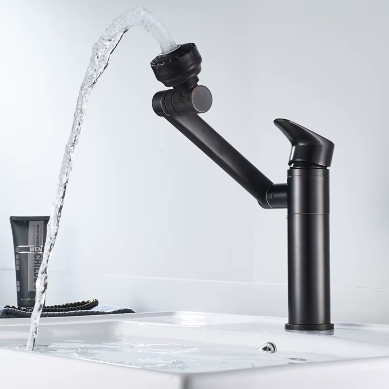 Mitigeur de Lavabo Pivotant 360° – Design Moderne