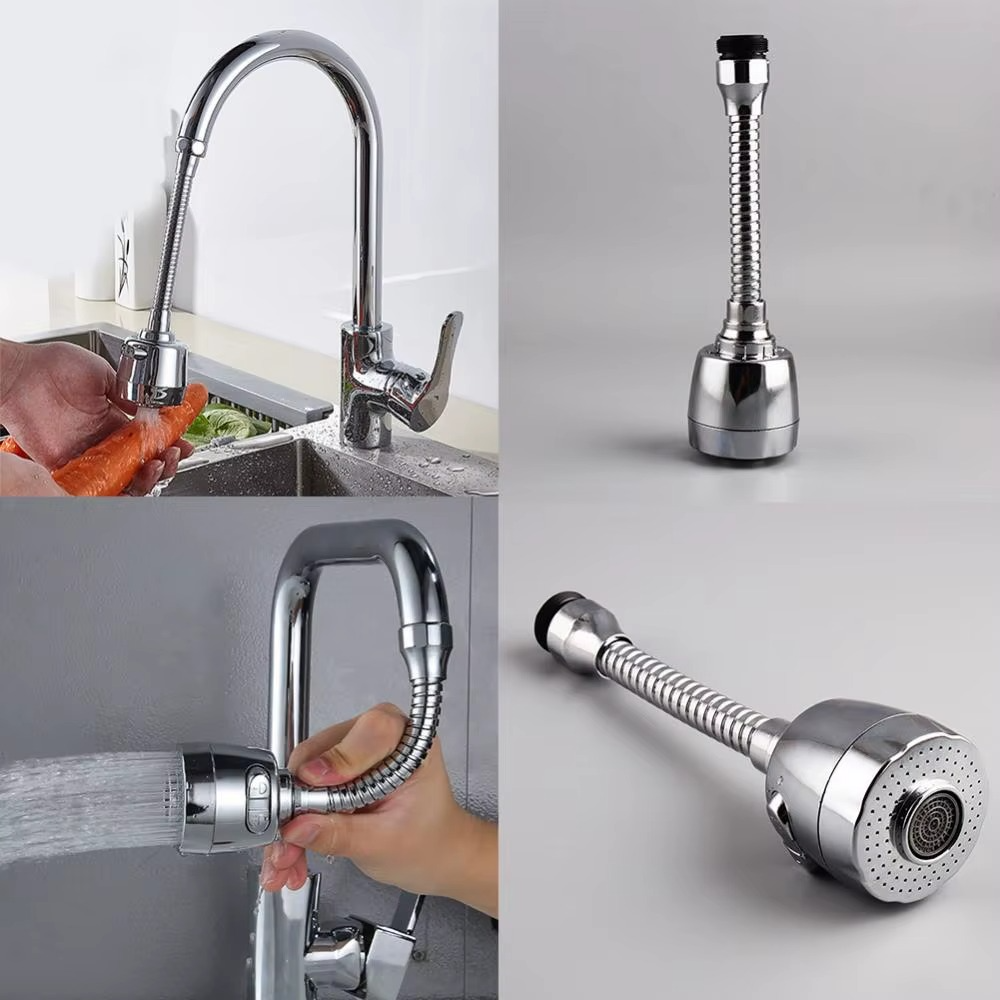 Rallonge de Robinet Flexible 360° avec Double Jet