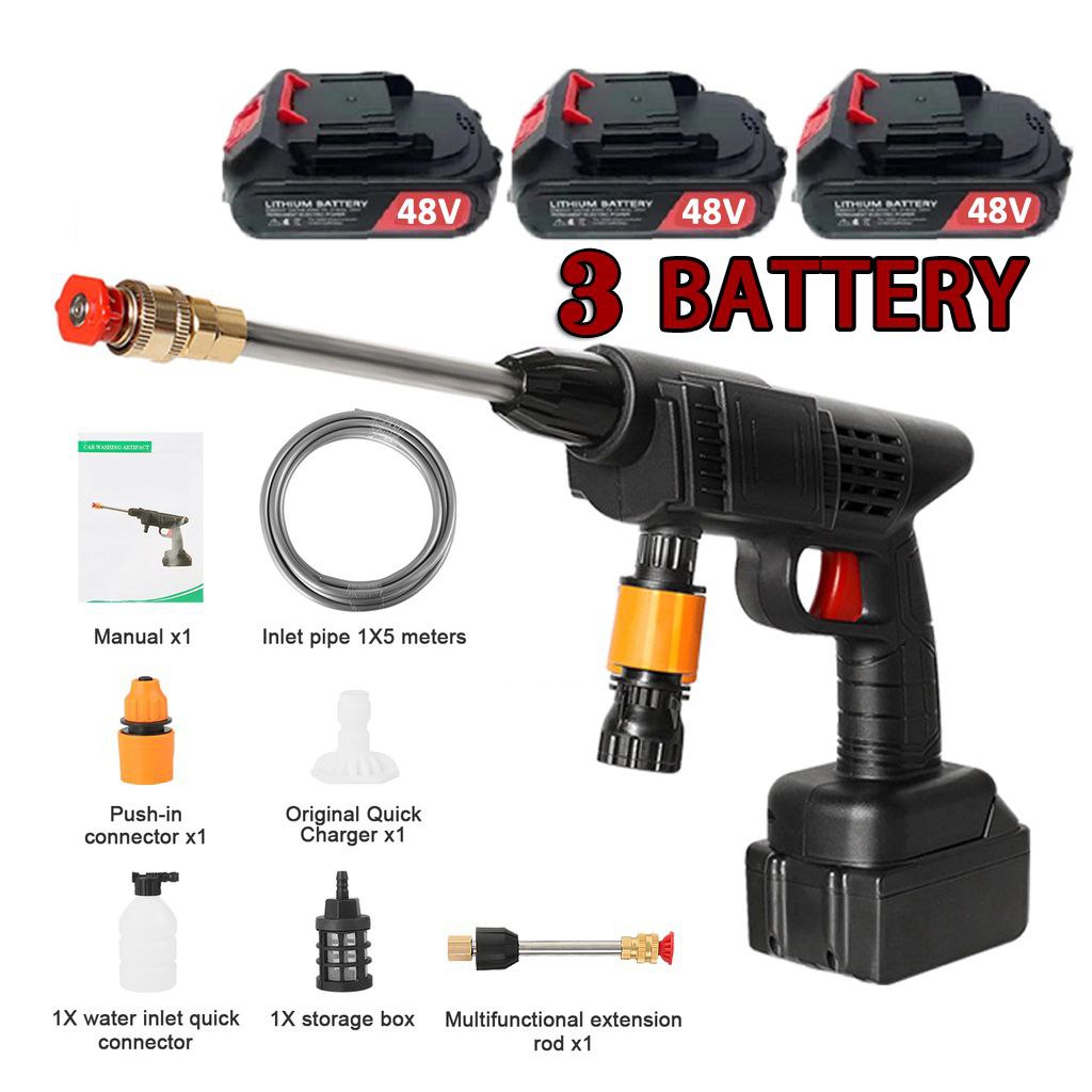 Pulvérisateur d’Eau Électrique Rechargeable 48V – 3 Batteries