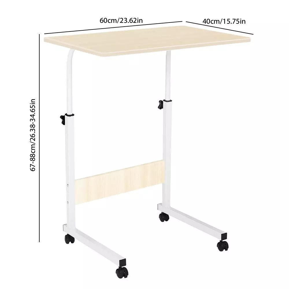 Bureau Mobile Ajustable – Multifonction Roulante