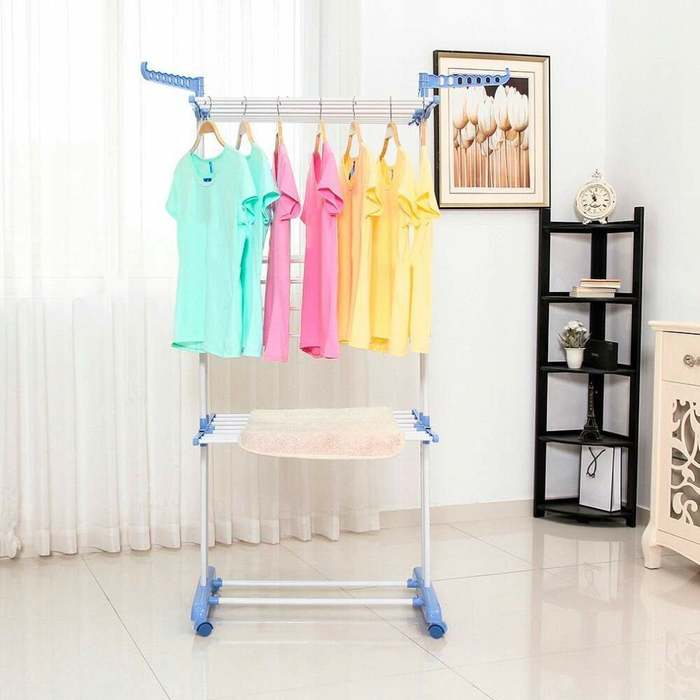 Séchoir Pliable Grande Capacité – Pratique en Toute Saison
