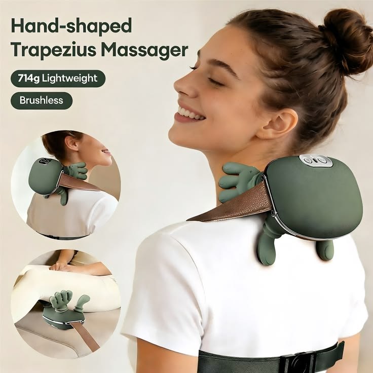 Coussin de Massage Cervical à Technologie Imitant les Mains