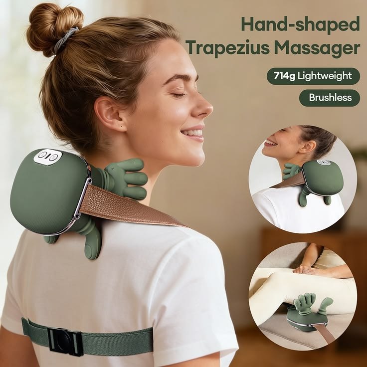 Coussin de Massage Cervical à Technologie Imitant les Mains