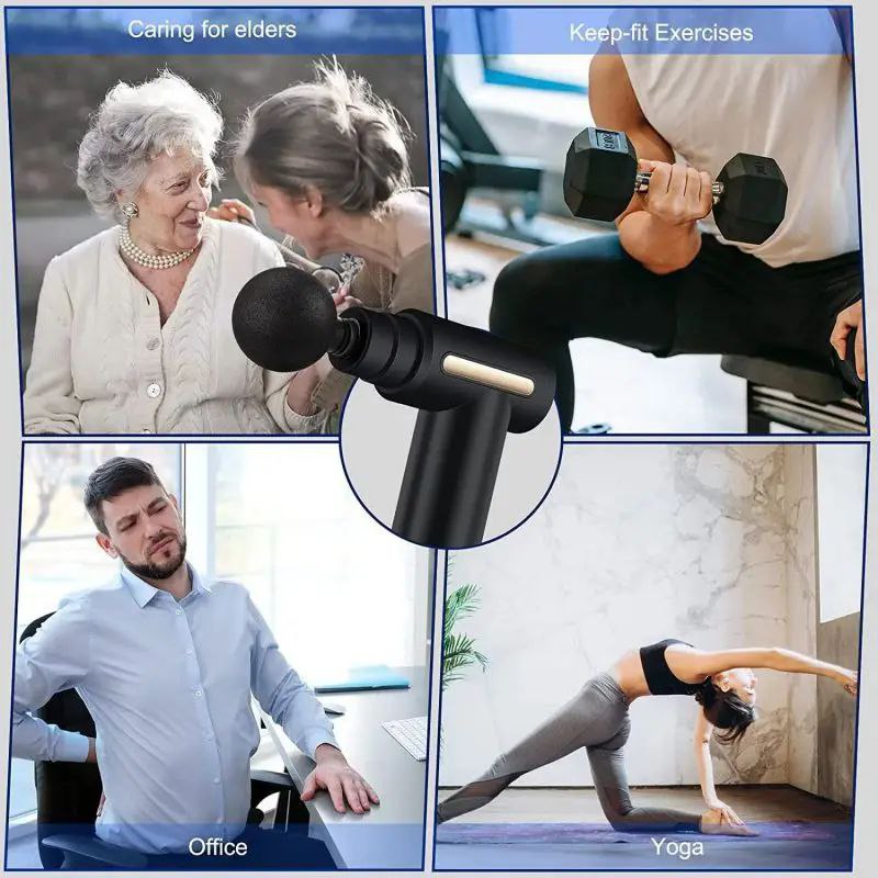 Pistolet de Massage Professionnel 4 en 1