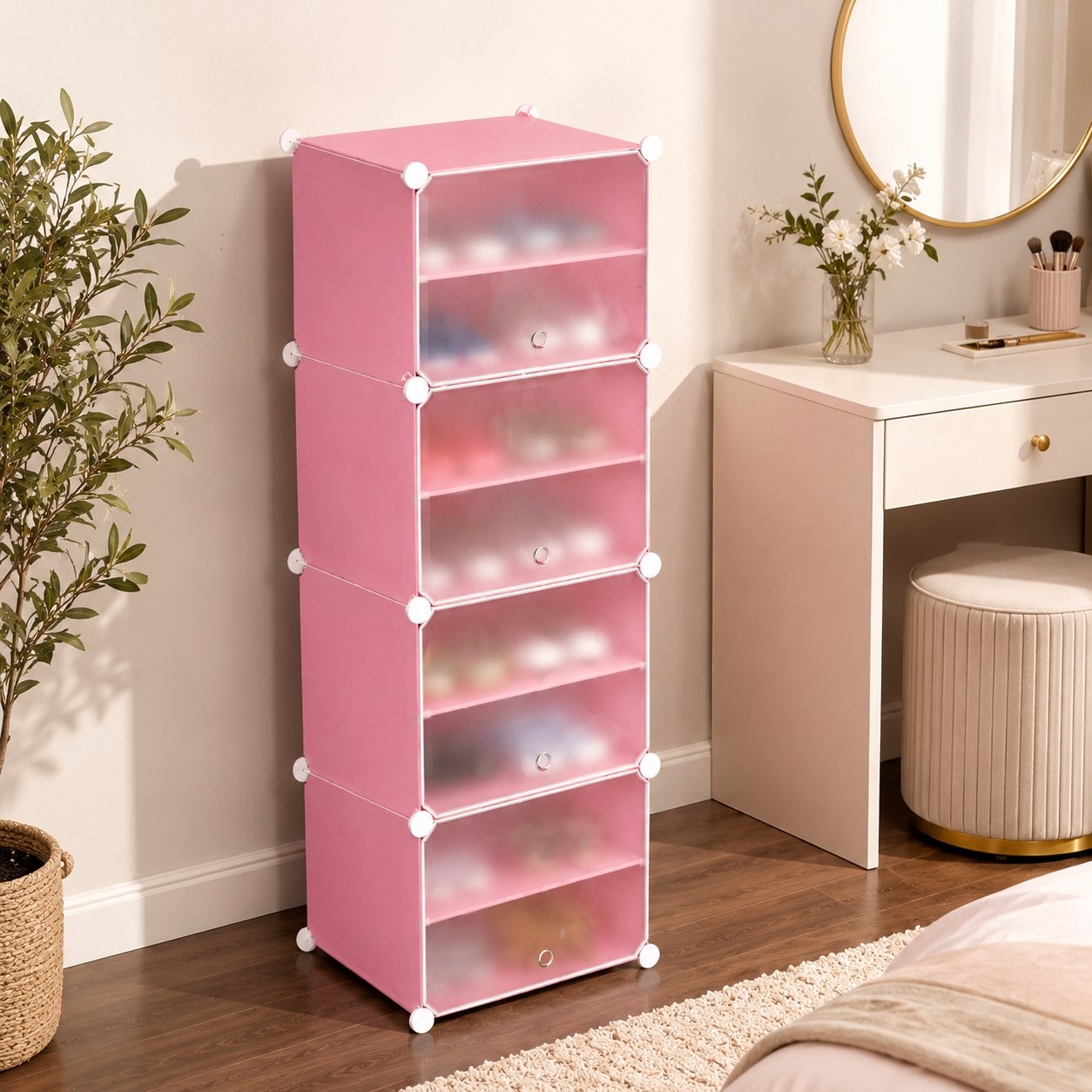Armoire à Chaussures JL 01_ 8L – 8 Étagères