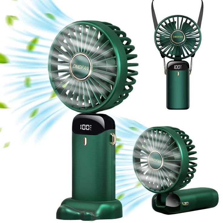 Ventilateur Portable avec Écran Numérique LED