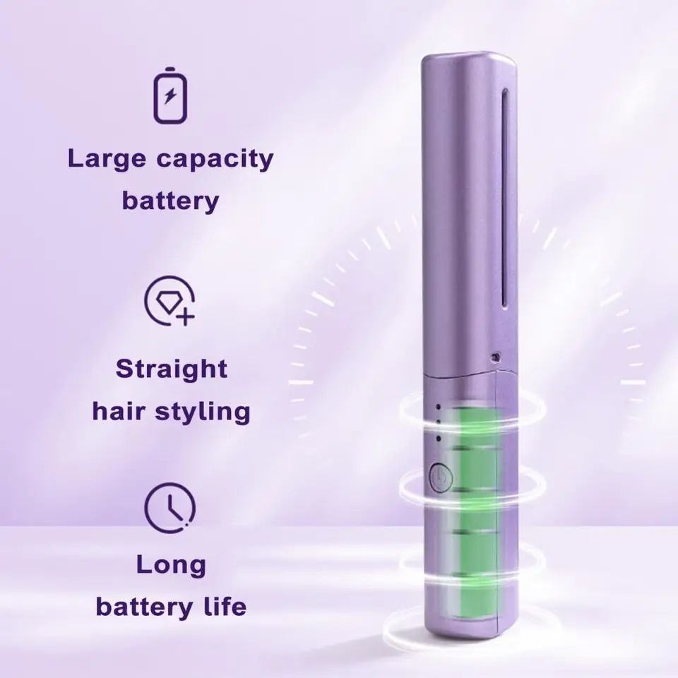 Peigne Chauffant Portable Rechargeable par USB