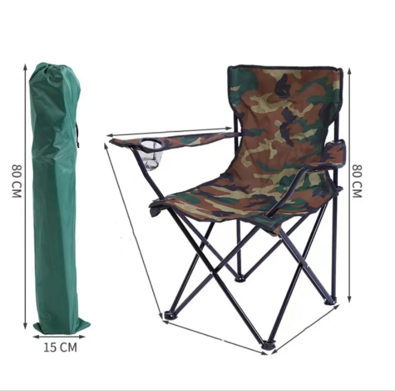 Chaise Pliante Portable Style Militaire&nbsp;