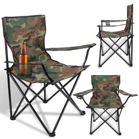 Chaise Pliante Portable Style Militaire&nbsp;