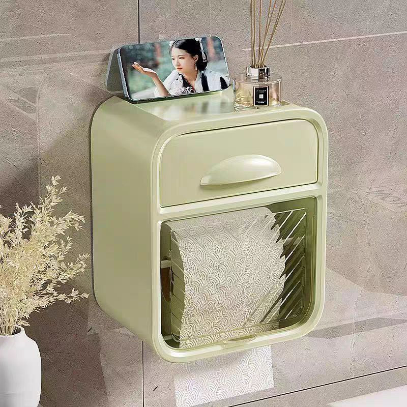 Distributeur de Papier Toilette avec Compartiment de Rangement