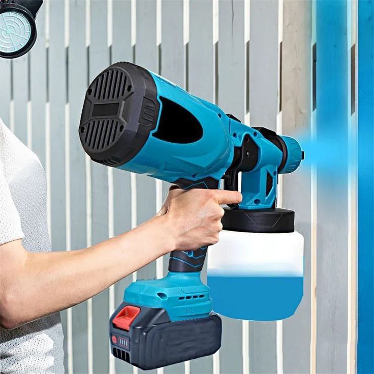 Pistolet à Peinture Rechargeable 48V – 3 Batteries