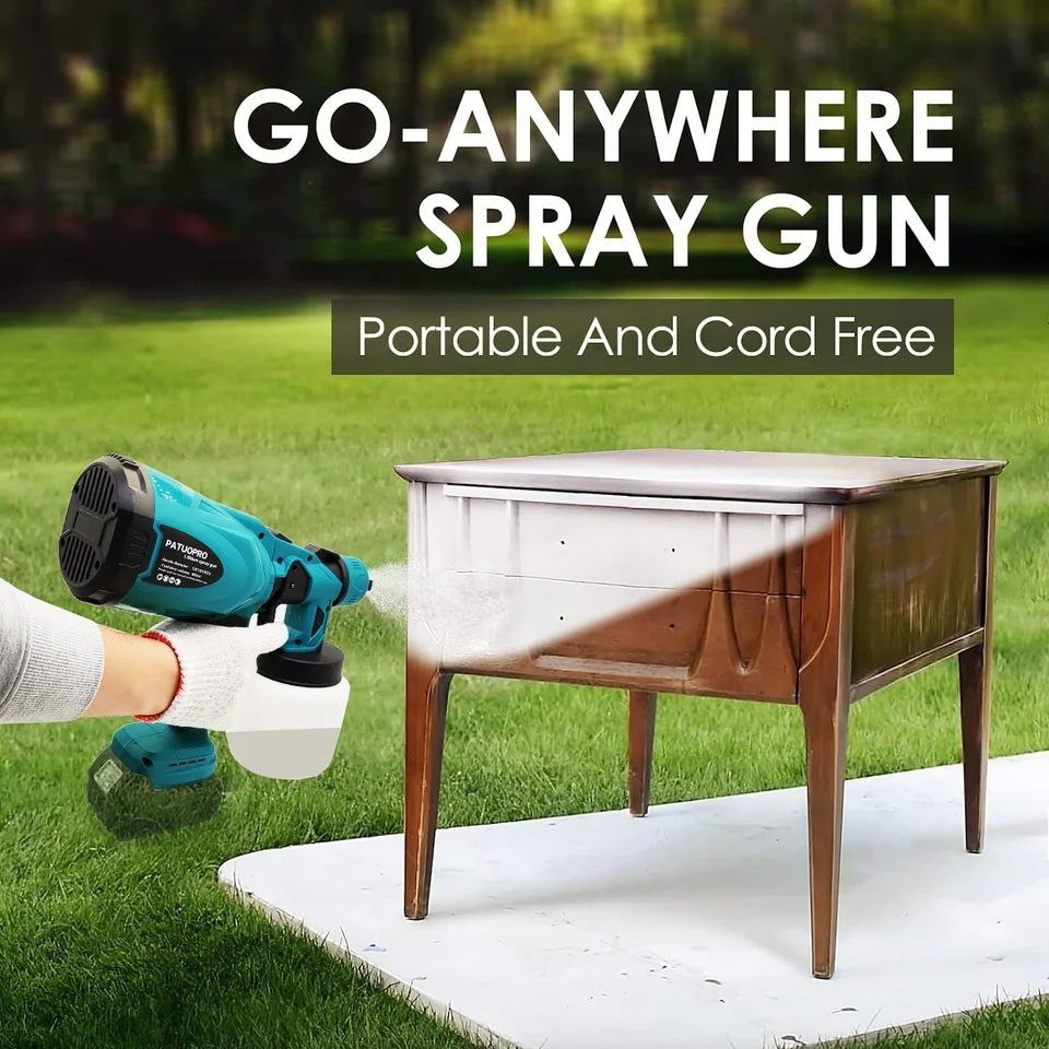 Pistolet à Peinture Rechargeable 48V – 3 Batteries